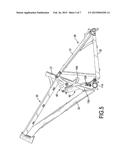 ONE-PIECE CONNECTOR FOR A SHOCK-ABSORBING FRAME OF A BICYCLE diagram and image