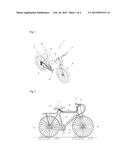 BICYCLE PROVIDED WITH MOVABLE SADDLE diagram and image