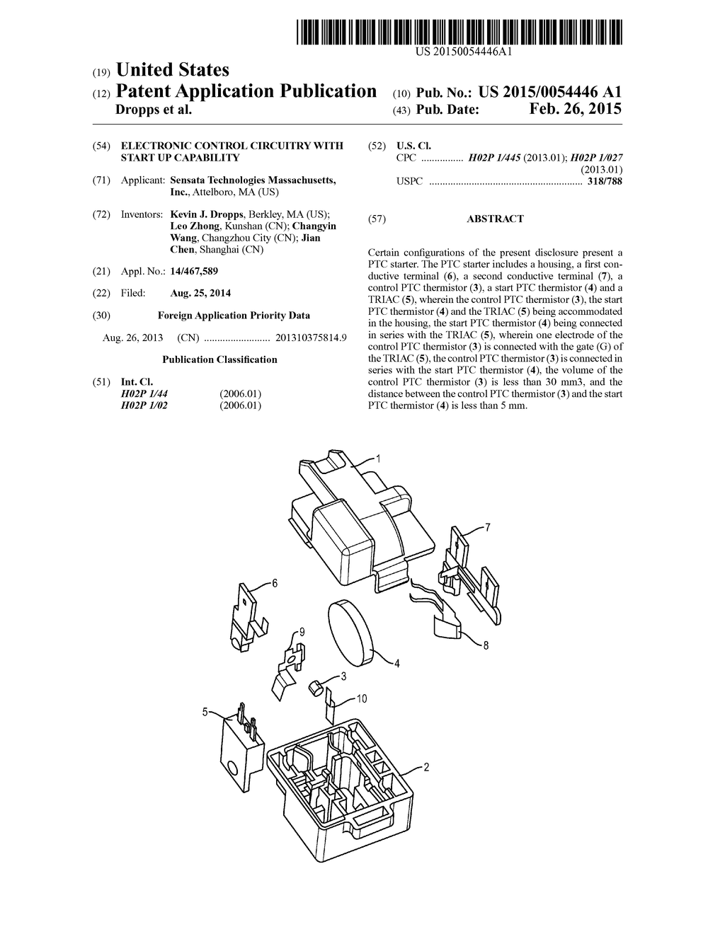 ELECTRONIC CONTROL CIRCUITRY WITH START UP CAPABILITY - diagram, schematic, and image 01