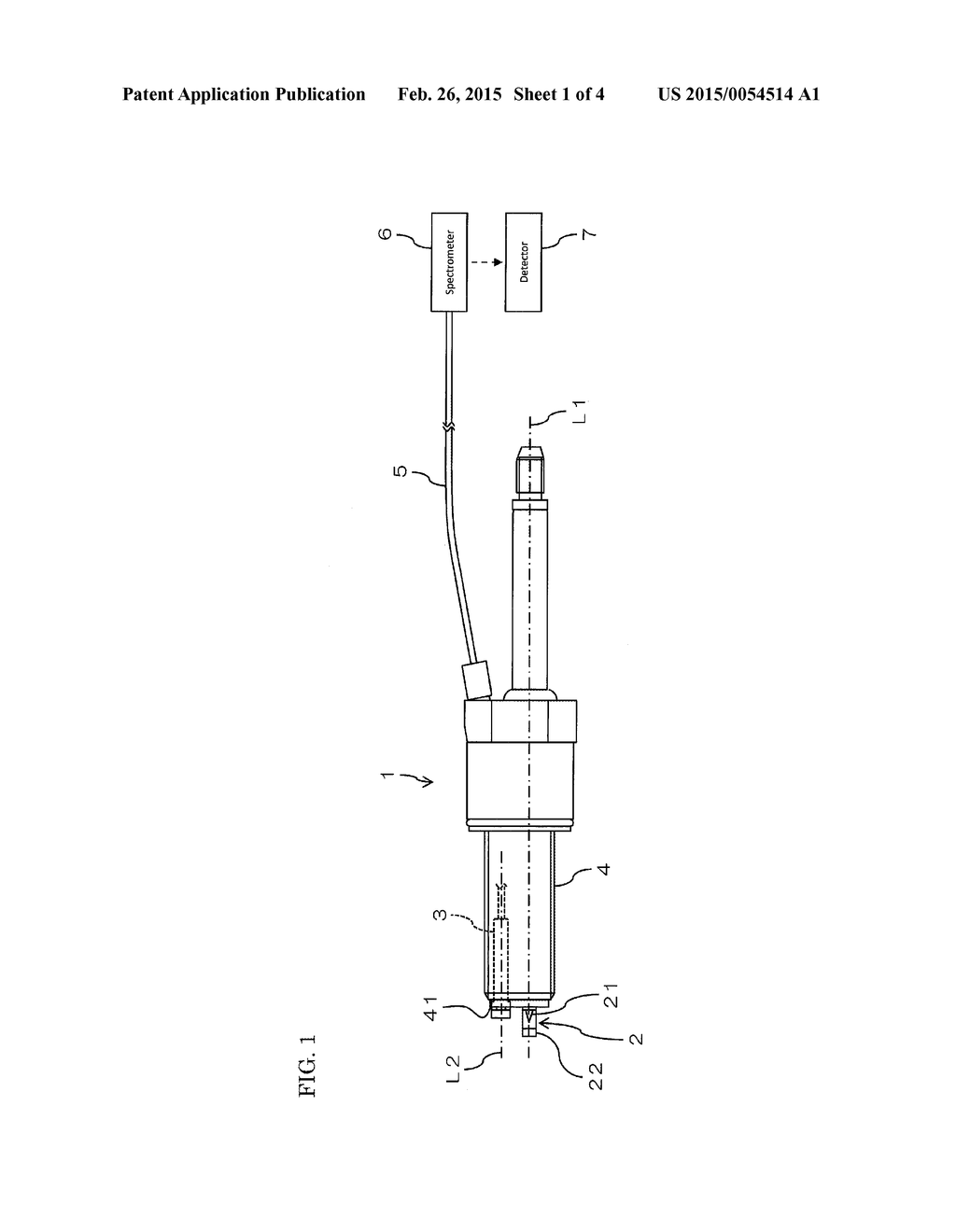 PLUG BUILT-IN TYPE OPTICAL MEASUREMENT PROBE, AND OPTICAL MEASUREMENT     DEVICE PROVIDED WITH THE SAME - diagram, schematic, and image 02