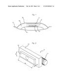 DEVICE FOR DETECTING THE PRESENCE OF A USER, AND VEHICLE DOOR HANDLE     COMPRISING SAID DEVICE diagram and image