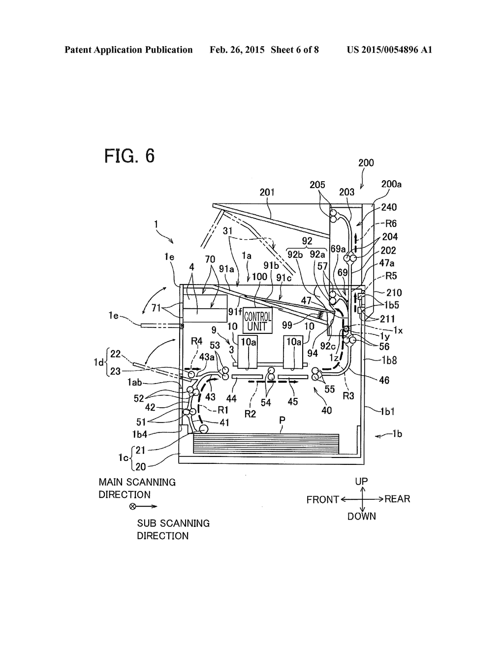 RECORDING APPARATUS WITH RECORDING-MEDIUM CONVEYING MECHANISM - diagram, schematic, and image 07