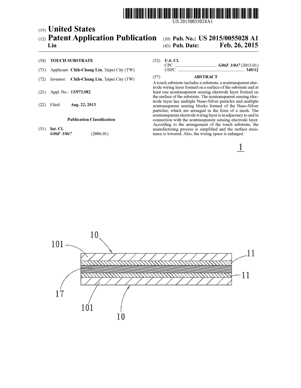 TOUCH SUBSTRATE - diagram, schematic, and image 01