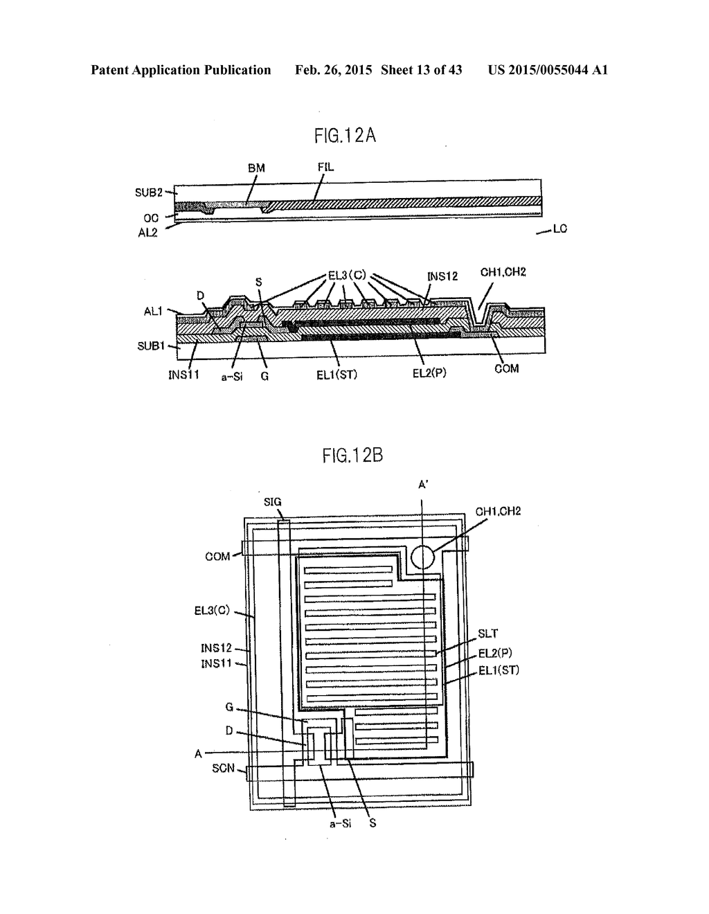 LIQUID CRYSTAL DISPLAY DEVICE COMPRISING FIRST AND SECOND ELECTRODES     WHEREIN THE SECOND ELECTRODE IS CONNECTED WITH A SOURCE ELECTRODE WITHOUT     PASSING THROUGH A FIRST INSULATING FILM - diagram, schematic, and image 14