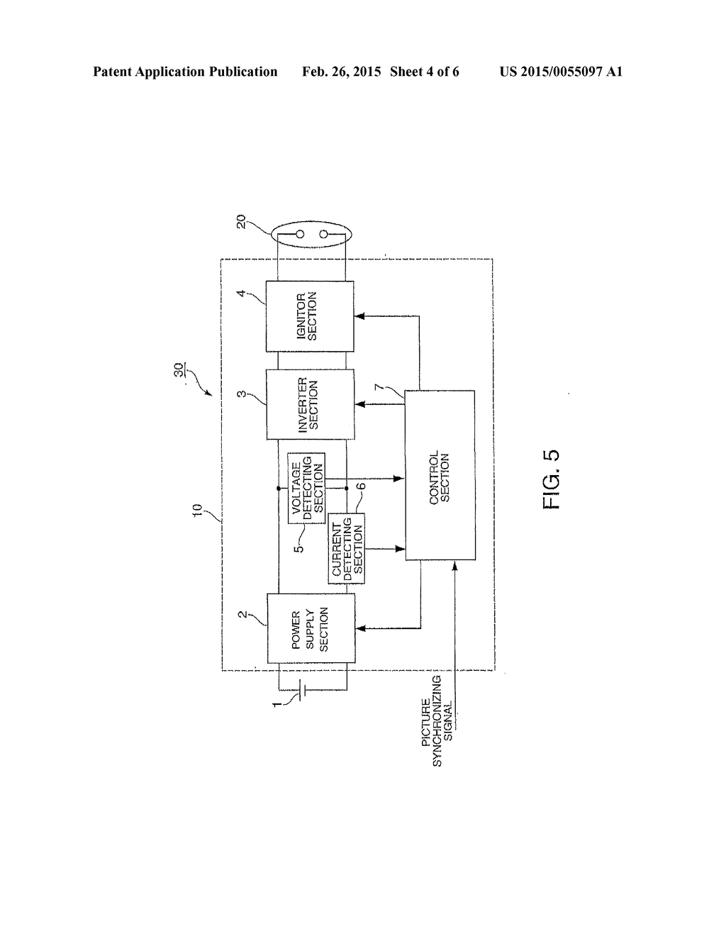 DISCHARGE LAMP DRIVING DEVICE, PROJECTOR, AND METHOD FOR DRIVING A     DISCHARGE LAMP - diagram, schematic, and image 05