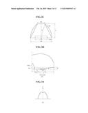 LENS AND LIGHT EMITTING MODULE FOR SURFACE ILLUMINATION diagram and image