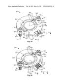 CONTACT ELEMENT, CLAMPING ELEMENT, BASE AND ARRANGEMENT FOR HOLDING AND     CONTACTING AN LED diagram and image