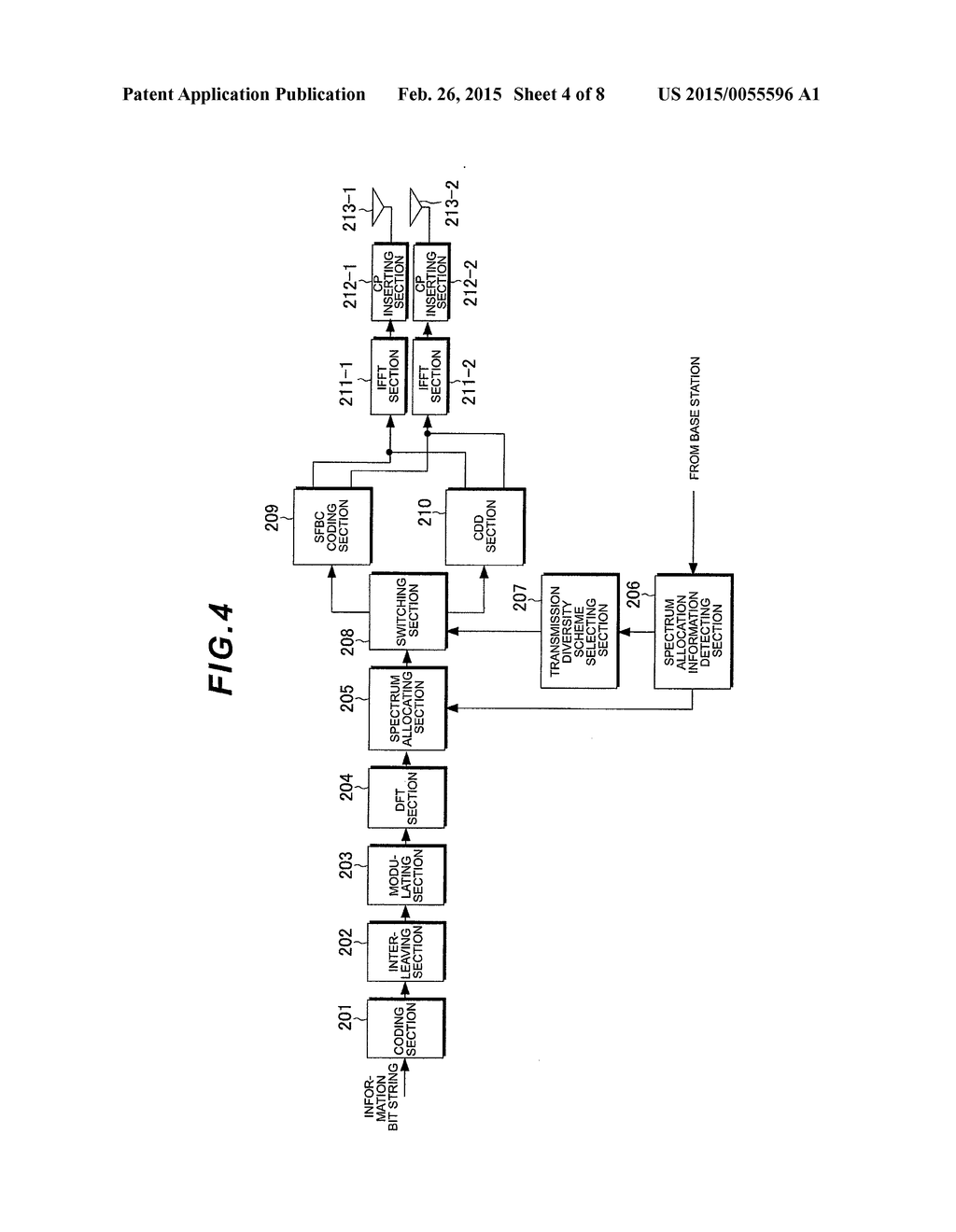 WIRELESS COMMUNICATION SYSTEM, WIRELESS TRANSMITTER, AND CONTROL PROGRAM     FOR WIRELESS TRANSMITTER - diagram, schematic, and image 05