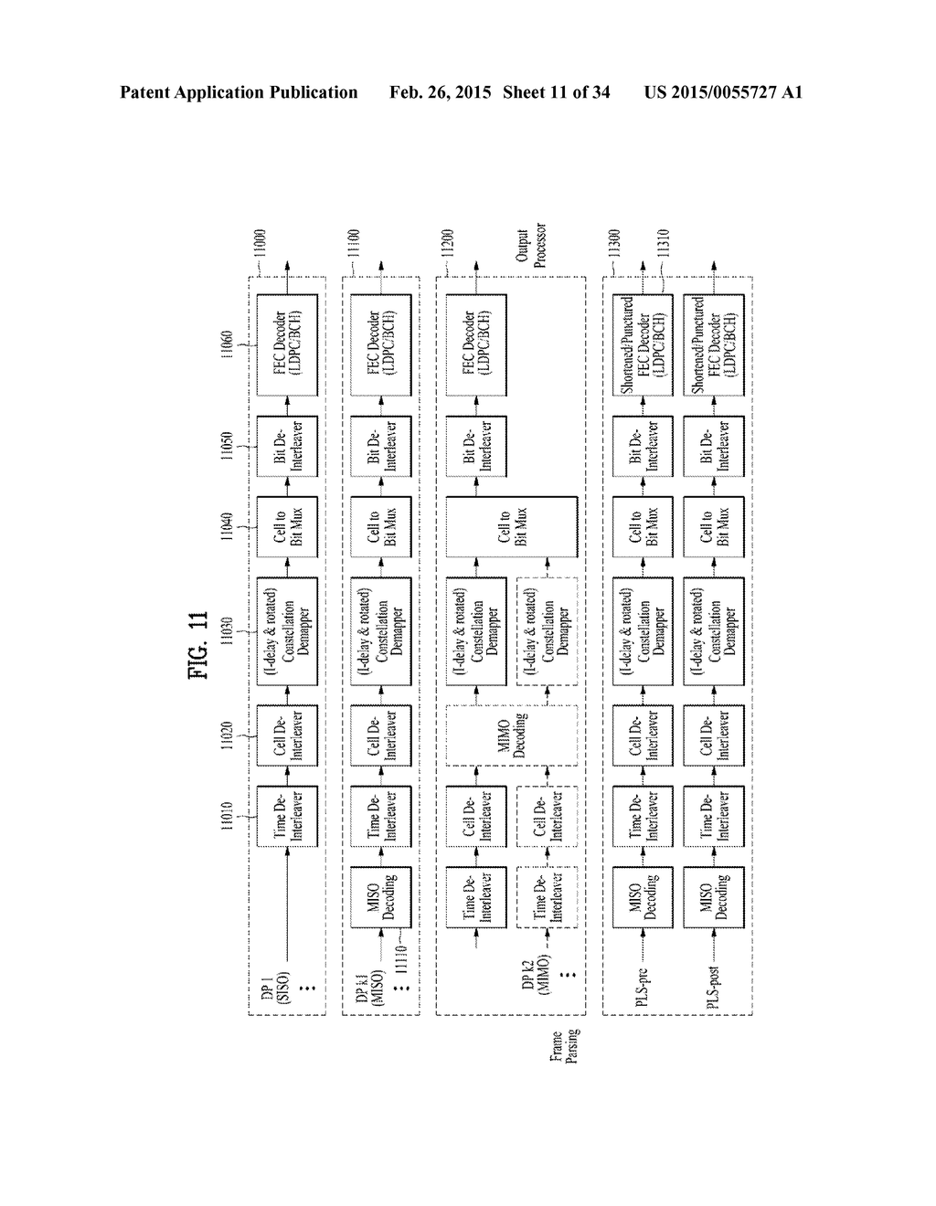 APPARATUS FOR TRANSMITTING BROADCAST SIGNALS, APPARATUS FOR RECEIVING     BROADCAST SIGNALS, METHOD FOR TRANSMITTING BROADCAST SIGNALS AND METHOD     FOR RECEIVING BROADCAST SIGNALS - diagram, schematic, and image 12