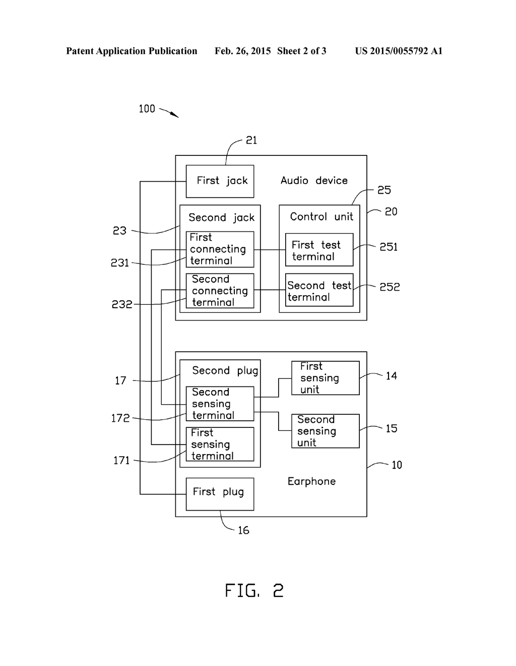 AUDIO PLAYBACK SYSTEM, EARPHONE AND METHOD FOR CONTROLLING AUDIO PLAYBACK     SYSTEM - diagram, schematic, and image 03