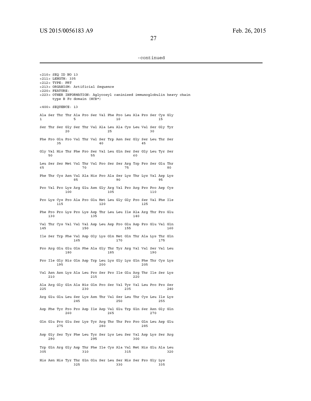 THERAPEUTIC CANINE IMMUNOGLOBULINS AND METHODS OF USING SAME - diagram, schematic, and image 42