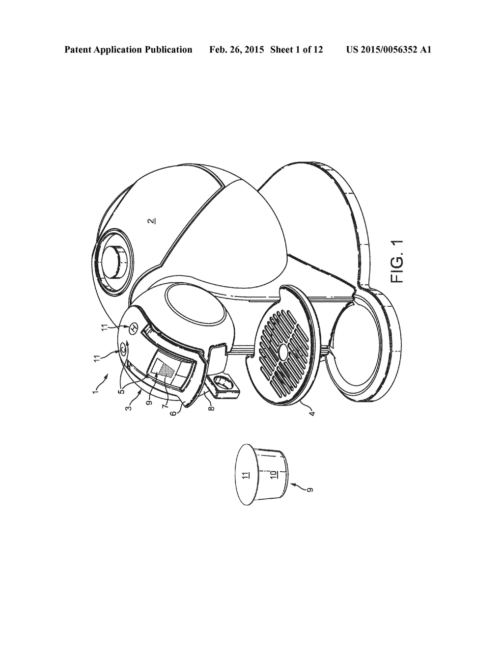 CAPSULE HOLDER FOR A BEVERAGE PREPARATION MACHINE - diagram, schematic, and image 02