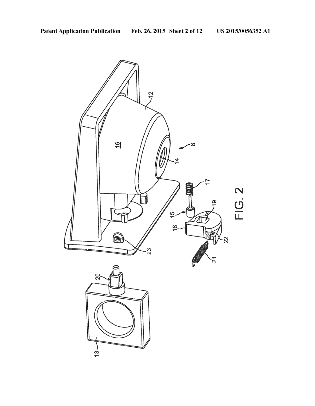 CAPSULE HOLDER FOR A BEVERAGE PREPARATION MACHINE - diagram, schematic, and image 03