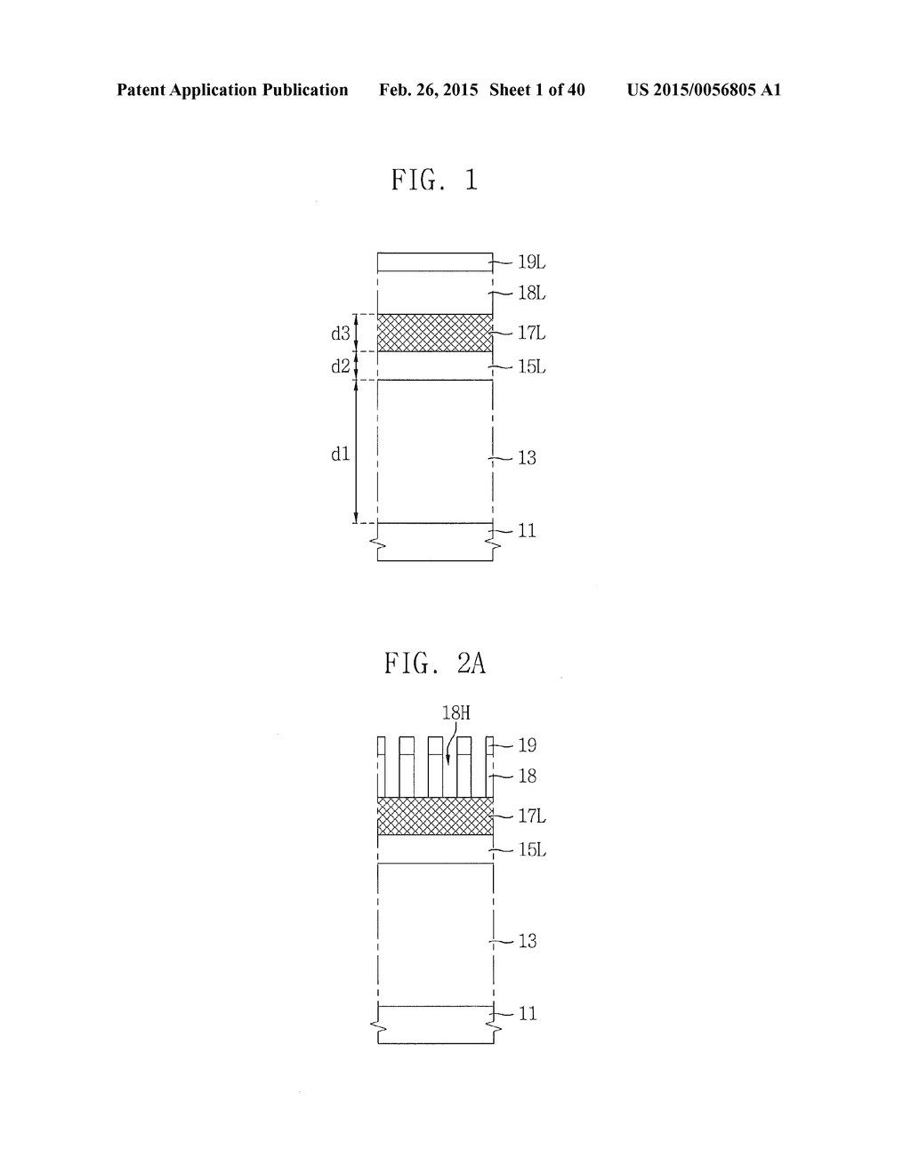 METHODS OF FORMING SEMICONDUCTOR DEVICE USING BOWING CONTROL LAYER - diagram, schematic, and image 02