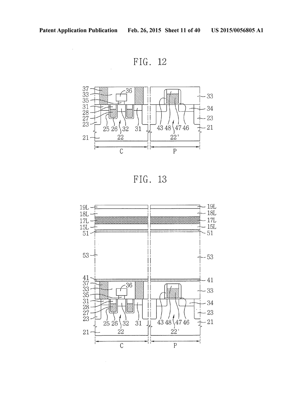 METHODS OF FORMING SEMICONDUCTOR DEVICE USING BOWING CONTROL LAYER - diagram, schematic, and image 12