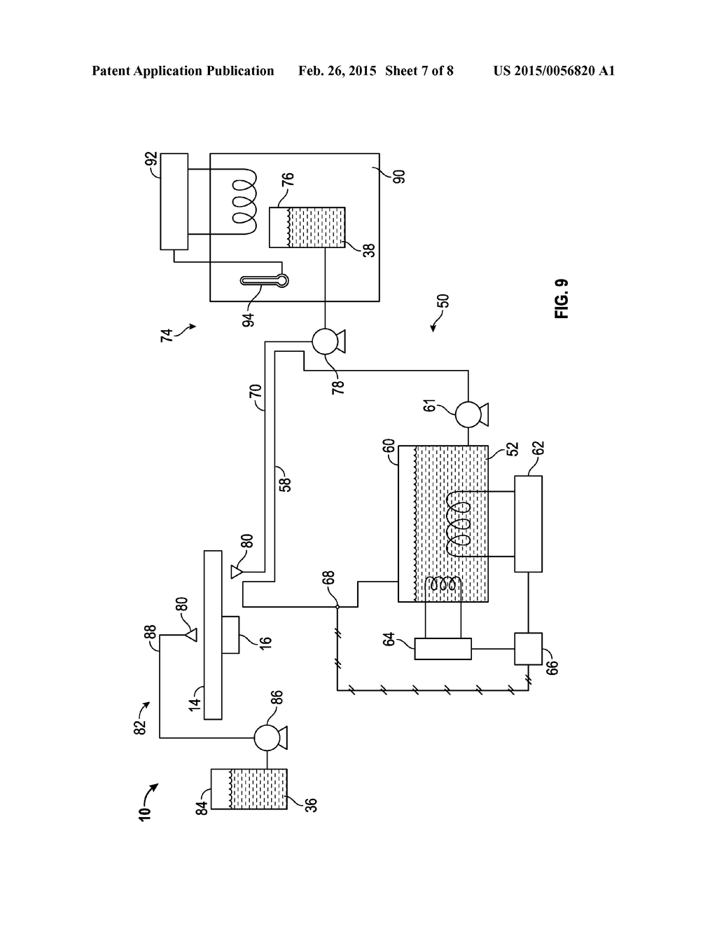 SYSTEMS AND METHODS OF SOLVENT TEMPERATURE CONTROL FOR WAFER COATING     PROCESSES - diagram, schematic, and image 08