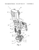 CONNECTOR ASSEMBLY WITH SPRING OPERATED SECONDARY LOCK diagram and image