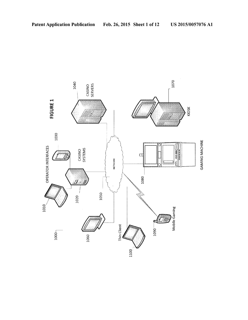 GAMING REWARD AND PROMOTION SYSTEM AND GAMING MACHINES UTILIZING CASH     TICKETS HAVING A FEATURE TRIGGER - diagram, schematic, and image 02