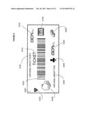 GAMING REWARD AND PROMOTION SYSTEM AND GAMING MACHINES UTILIZING CASH     TICKETS HAVING A FEATURE TRIGGER diagram and image