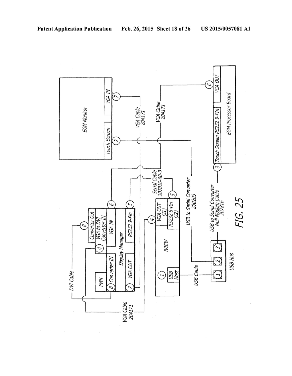 VIDEO SWITCHER AND TOUCH ROUTER SYSTEM FOR A GAMING MACHINE - diagram, schematic, and image 19