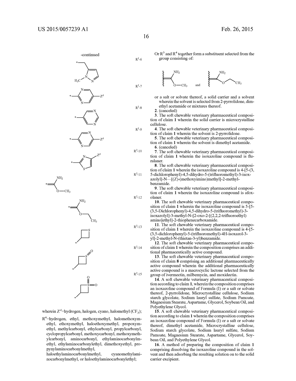 SOLID ORAL PHARMACEUTICAL COMPOSITIONS FOR ISOXAZOLINE COMPOUNDS - diagram, schematic, and image 19