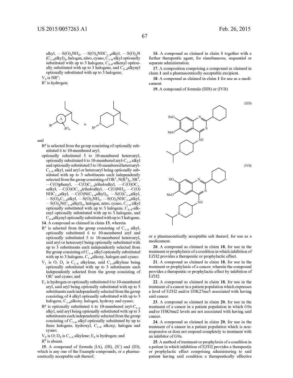 Quinazoline Compounds And Their Use In Therapy - diagram, schematic, and image 87