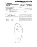 APPARATUS FOR MEASURING TEMPERATURE DISTRIBUTION ACROSS THE SOLE OF THE     FOOT diagram and image