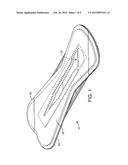 ABSORBENT ARTICLE WITH RECESSED BODY CONFORMING STRUCTURE diagram and image