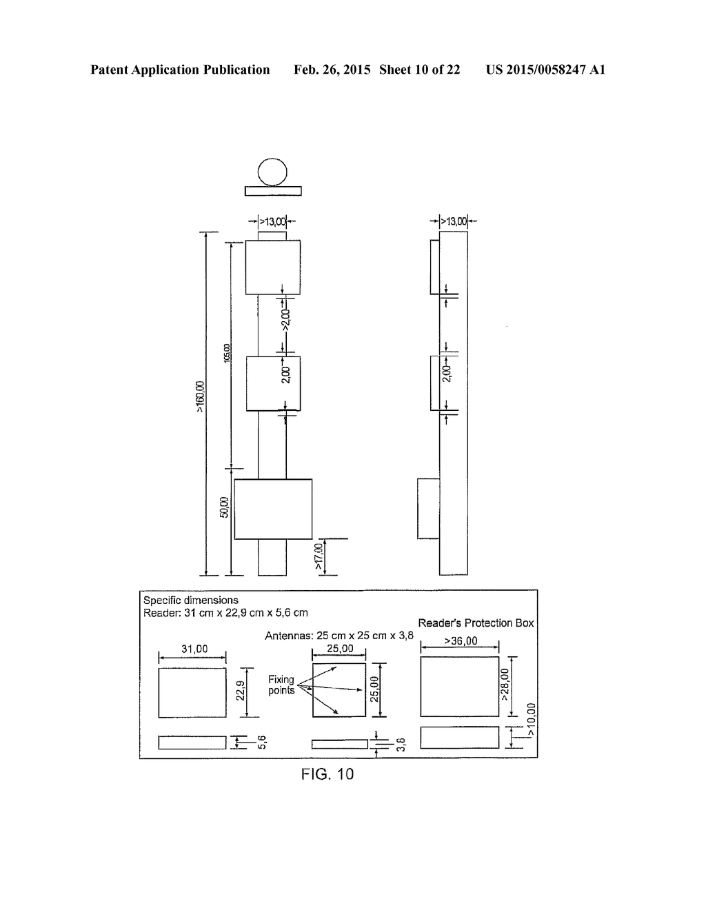 SYSTEM FOR DETERMINING A RELATIVE LOCATION OF A PLURALITY OF ITEMS UPON A     PLURALITY OF PLATFORMS - diagram, schematic, and image 11