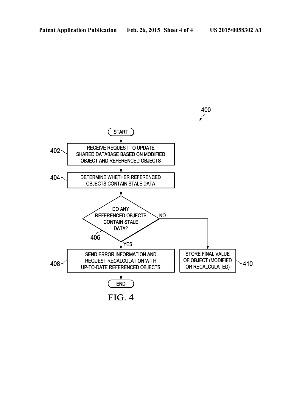 ADDRESSING CACHE COHERENCE IN UPDATES TO A SHARED DATABASE IN A NETWORK     ENVIRONMENT - diagram, schematic, and image 05