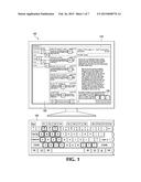 PROVIDING KEYBOARD SHORTCUTS MAPPED TO A KEYBOARD diagram and image