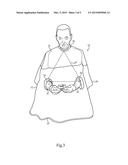 SLEEVED STYLING CAPE diagram and image