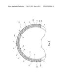 REINFORCEMENT STRUCTURE OF SAFETY HELMET AND MANUFACTURING METHOD THEREOF diagram and image