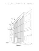 MODULAR, SELF SUPPORTING EXTERIOR ENCLOSURE SYSTEM WITH INSULATING,     EVACUATED TUBES HAVING SOLAR COLLECTOR RODS diagram and image