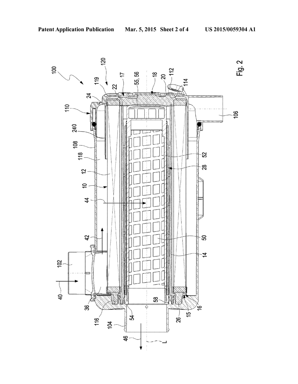 Filter Element and Filter System with a Filter Element - diagram, schematic, and image 03