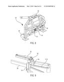 COMBINED DEVICE FOR WINDROWING AND FOR PRESSING INTO BALES, PARTICULARLY     FOR HAY diagram and image