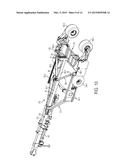 COMBINED DEVICE FOR WINDROWING AND FOR PRESSING INTO BALES, PARTICULARLY     FOR HAY diagram and image