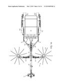 COMBINED DEVICE FOR WINDROWING AND FOR PRESSING INTO BALES, PARTICULARLY     FOR HAY diagram and image