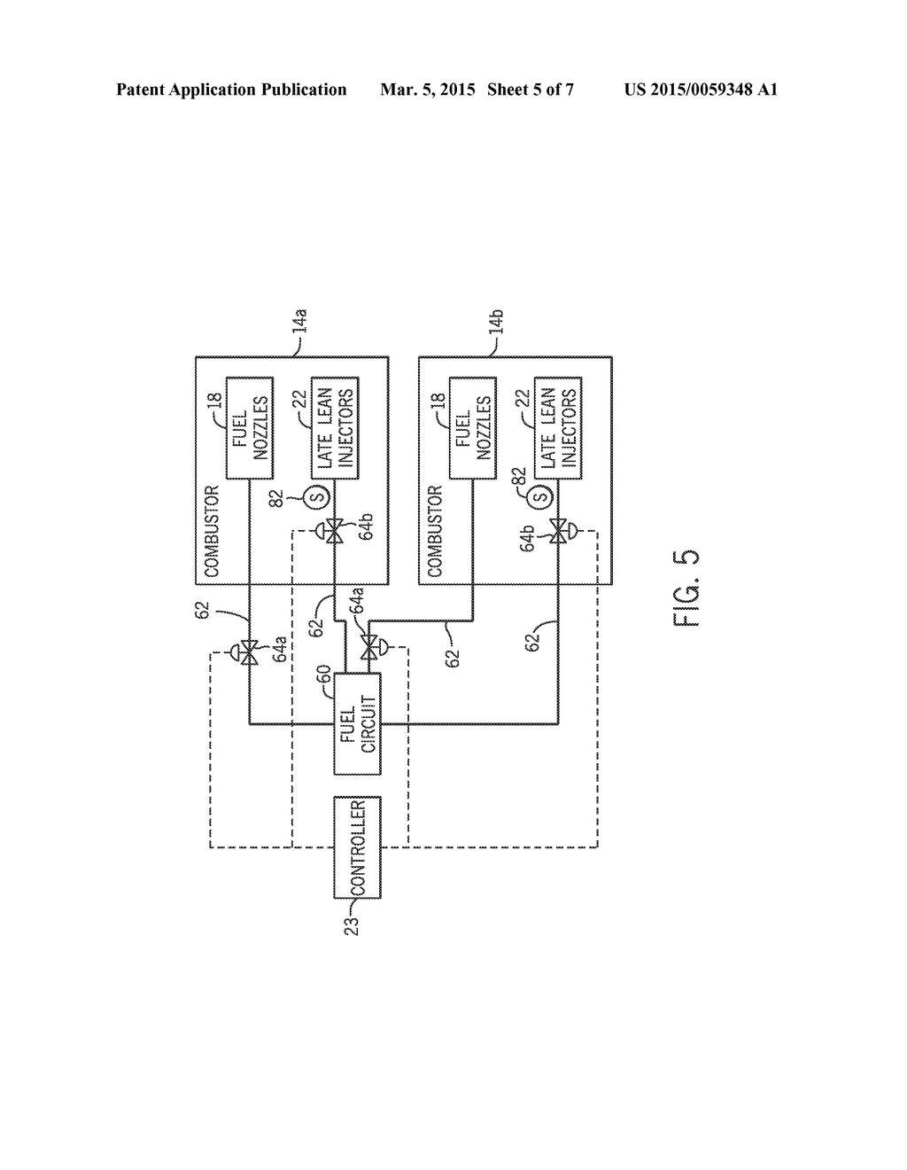 SYSTEM AND METHOD FOR CONTROLLING FUEL DISTRIBUTIONS IN A COMBUSTOR IN A     GAS TURBINE ENGINE - diagram, schematic, and image 06