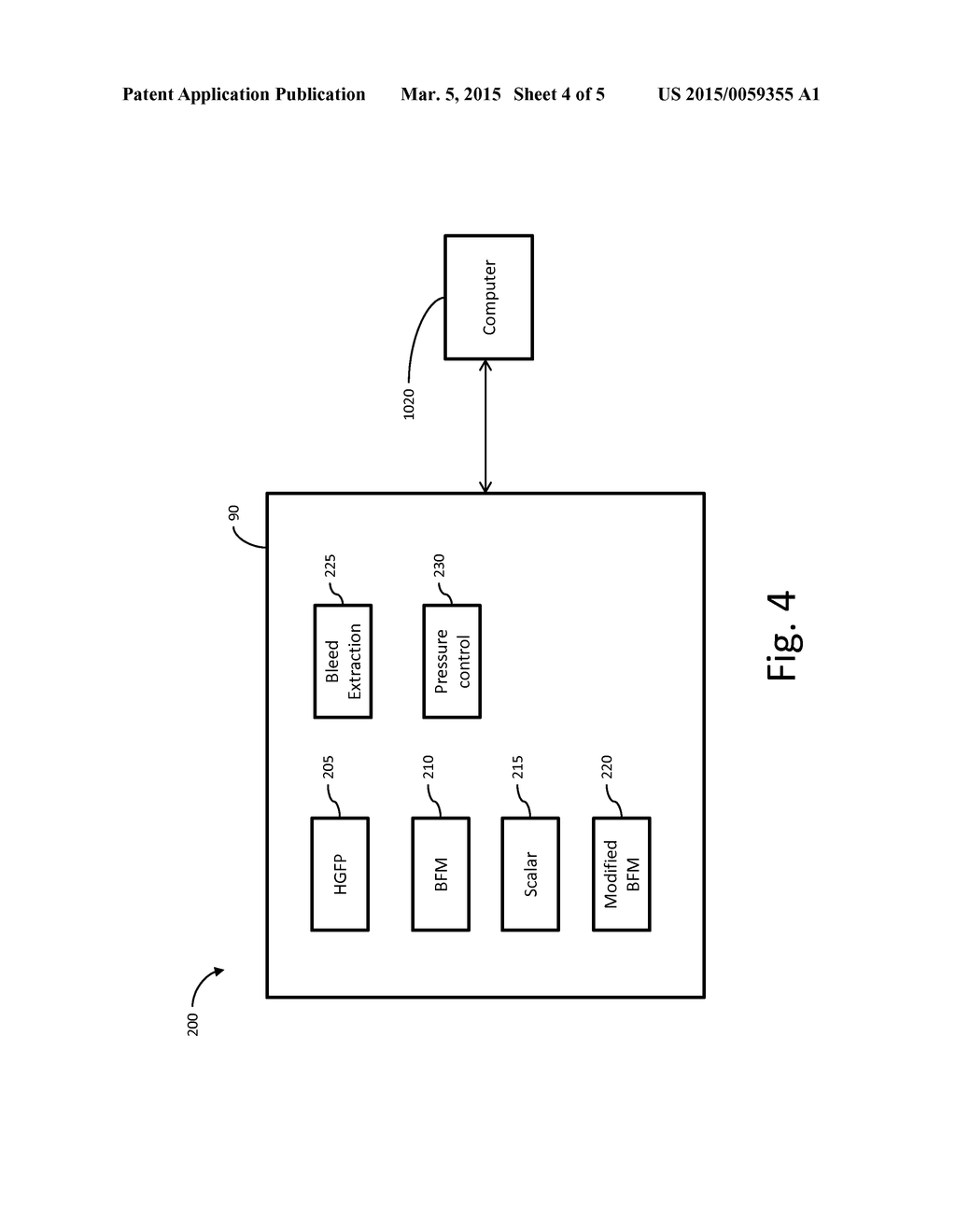 Method and System for Controlling Gas Turbine Performance With a Variable     Backflow Margin - diagram, schematic, and image 05