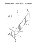 L SHAPED GUIDE VANES FOR CONTROLLING AND DIRECTING AIRFLOW IN A GALLEY     CHILLED COMPARTMENT diagram and image