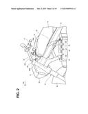 CABLE GUARD STRUCTURE FOR LOCKING MECHANISM OF VEHICLE, AND VEHICLE     INCLUDING SAME diagram and image