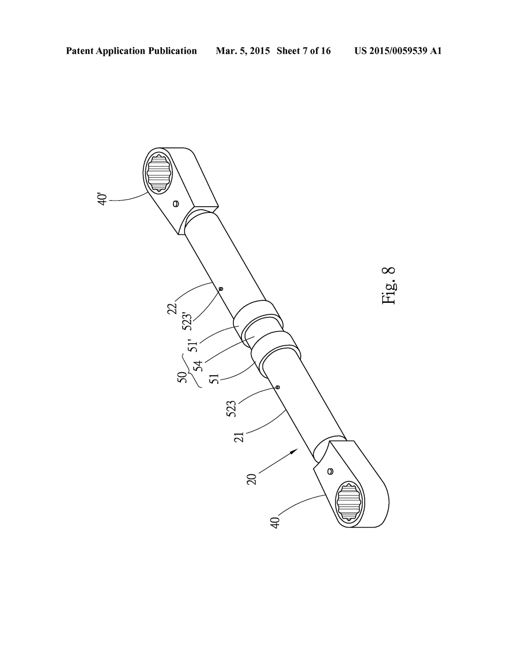 TORQUE WRENCH WITH DOUBLE DRIVE ENDS - diagram, schematic, and image 08