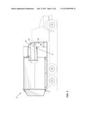 WASTE COLLECTION VEHICLE WITH RAISED AND SLOPED HOPPER diagram and image