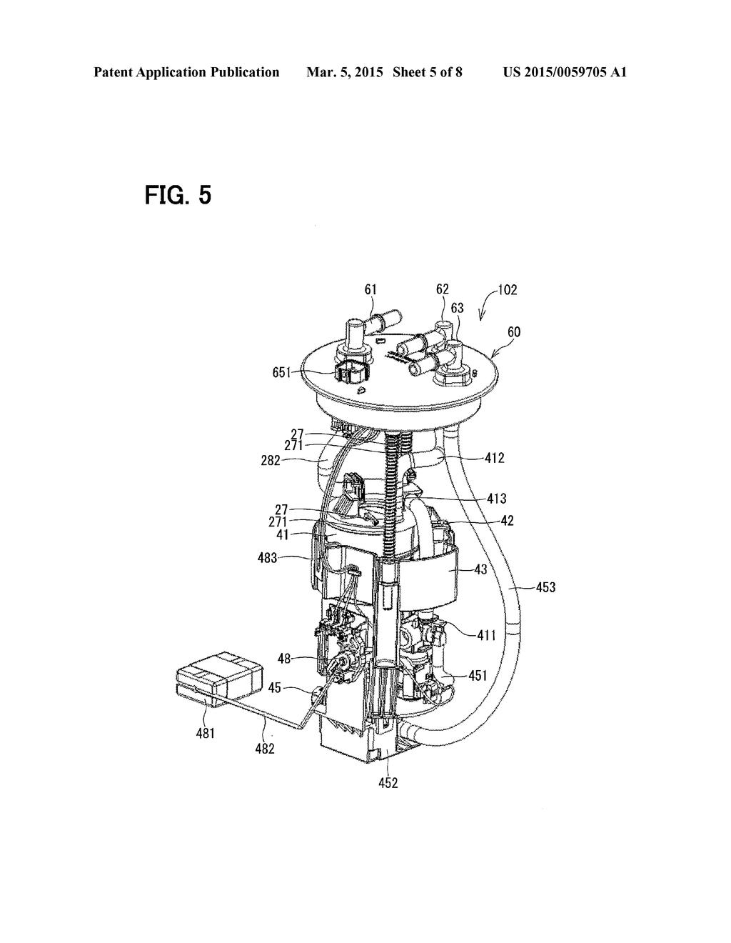 FUEL PUMP MODULE AND METHOD OF MANUFACTURING THE SAME - diagram, schematic, and image 06