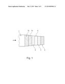 UNBONDED FLEXIBLE PIPE WITH AN OPTICAL FIBER CONTAINING LAYER diagram and image