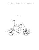 FOLDABLE ELECTRIC BICYCLE AND CONTROL METHOD THEREOF diagram and image