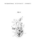 FOLDABLE ELECTRIC BICYCLE AND CONTROL METHOD THEREOF diagram and image