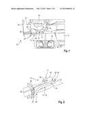 VEHICLE WITH A DEFLECTION DEVICE, AND DEFLECTION DEVICE diagram and image