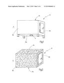 HOUSING PART FOR A HOUSING WITH FLAMEPROOF ENCAPSULATION COMPRISING A     POROUS BODY diagram and image